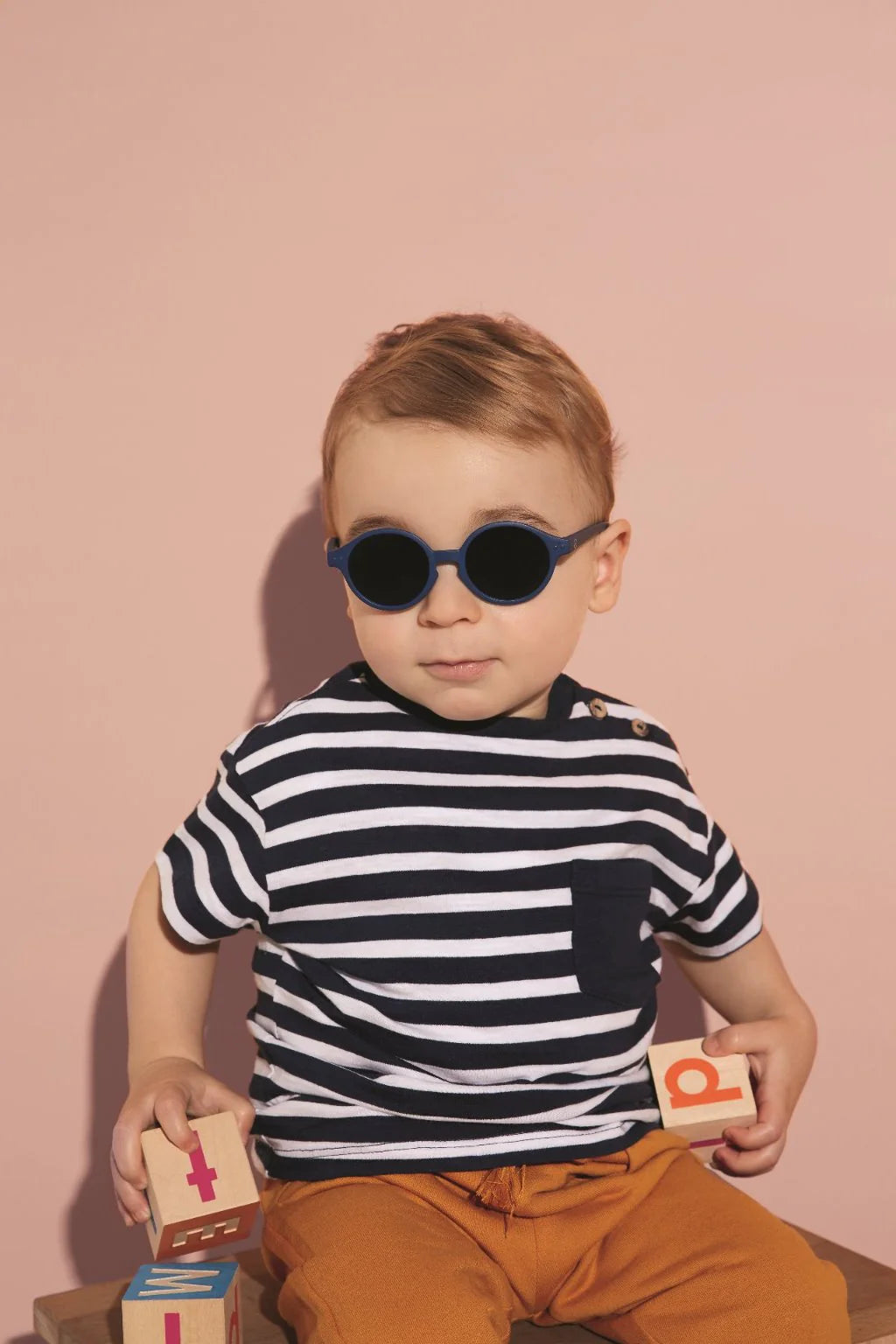 Izipizi - Sun Kids Plus #D Denim Blue | Koyu Mavi Çocuk Güneş Gözlüğü (3–5 Yaş)