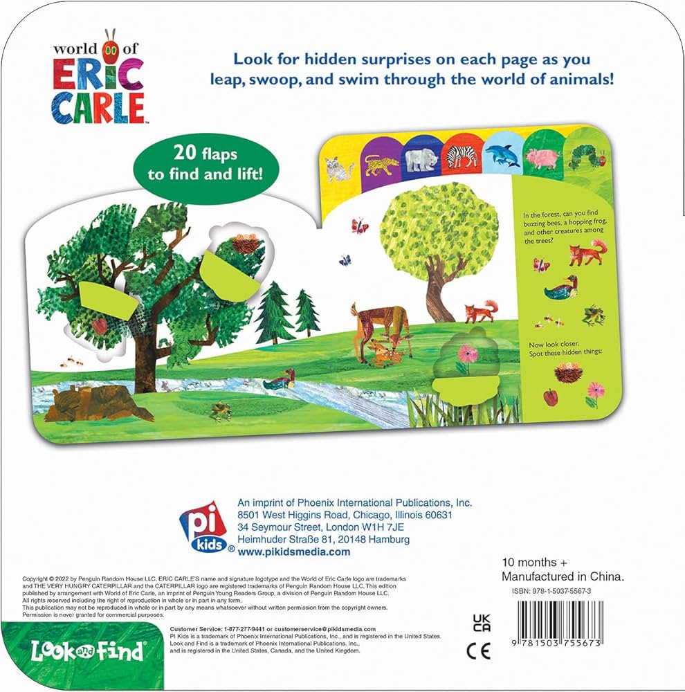 WORLD OF ERİC CARLE: LİFT A FLAP WORLD OF ANİMALS