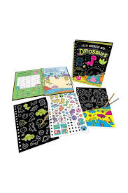 Imagine That – Neon Scratch Art: Dinosaurs | Neon Kazı Sanatı