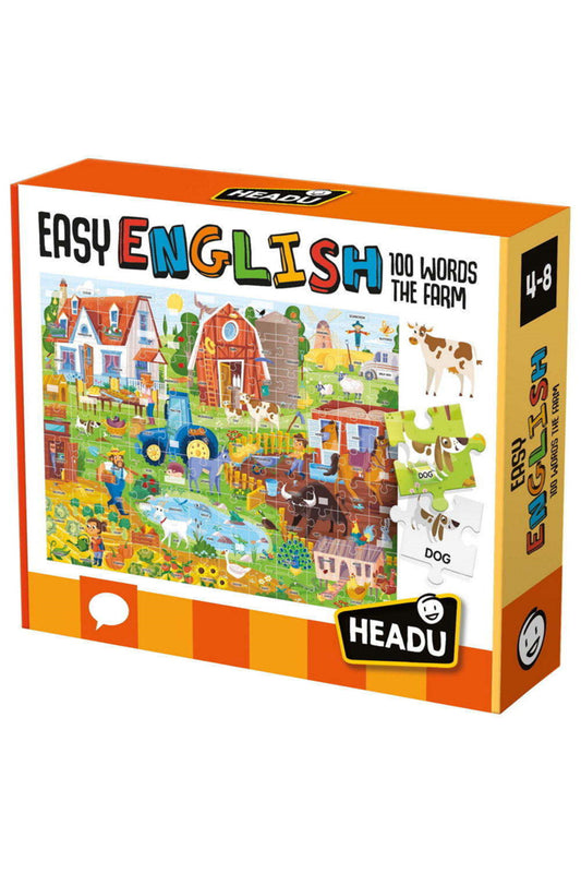 Headu – Easy English 100 Words Farm Puzzle