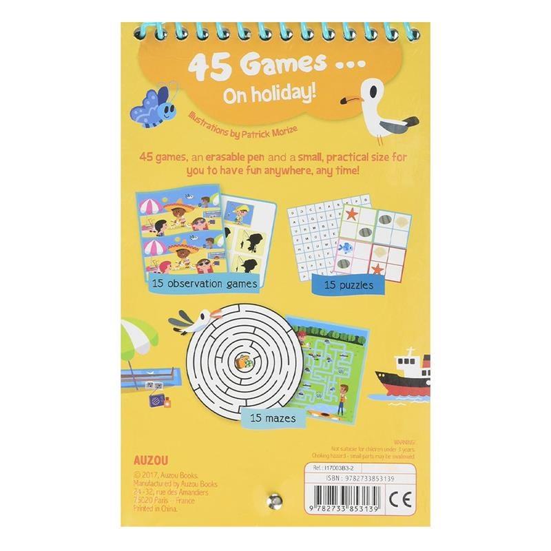 AUZOU - 45 Games | On Holiday - Tatil Oyunları Seti