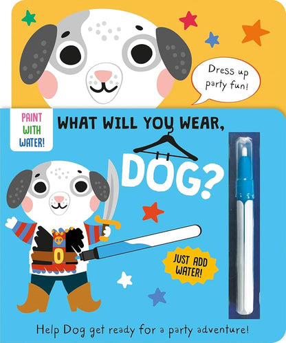 What Will You Wear – Dog | Magic Water Painting Book