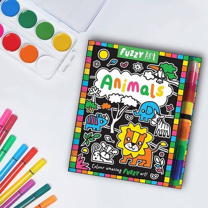 Fuzzy Art – Animals | Kadifemsi Boyama Seti - Hayvanlar Temalı