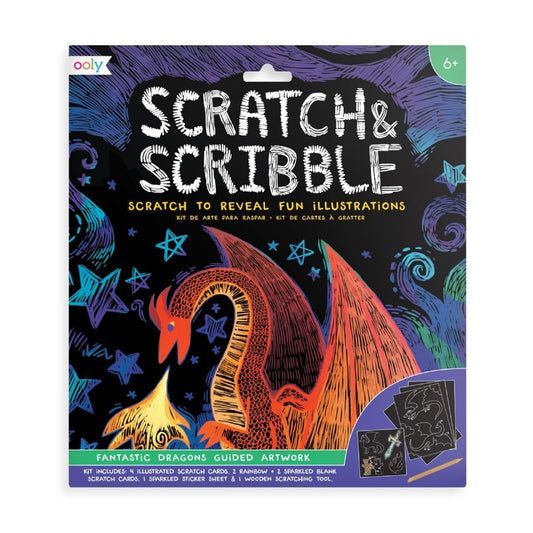 OOLY SCRATCH & SCRİBBLE - FANTASTİC DRAGON