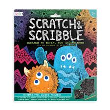 OOLY SCRATCH & SCRİBBLE - MONSTER PALS