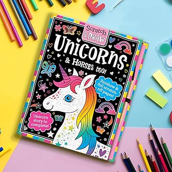 Imagine That – Scratch and Draw: Unicorns and Horses Too | Kazı ve Çiz