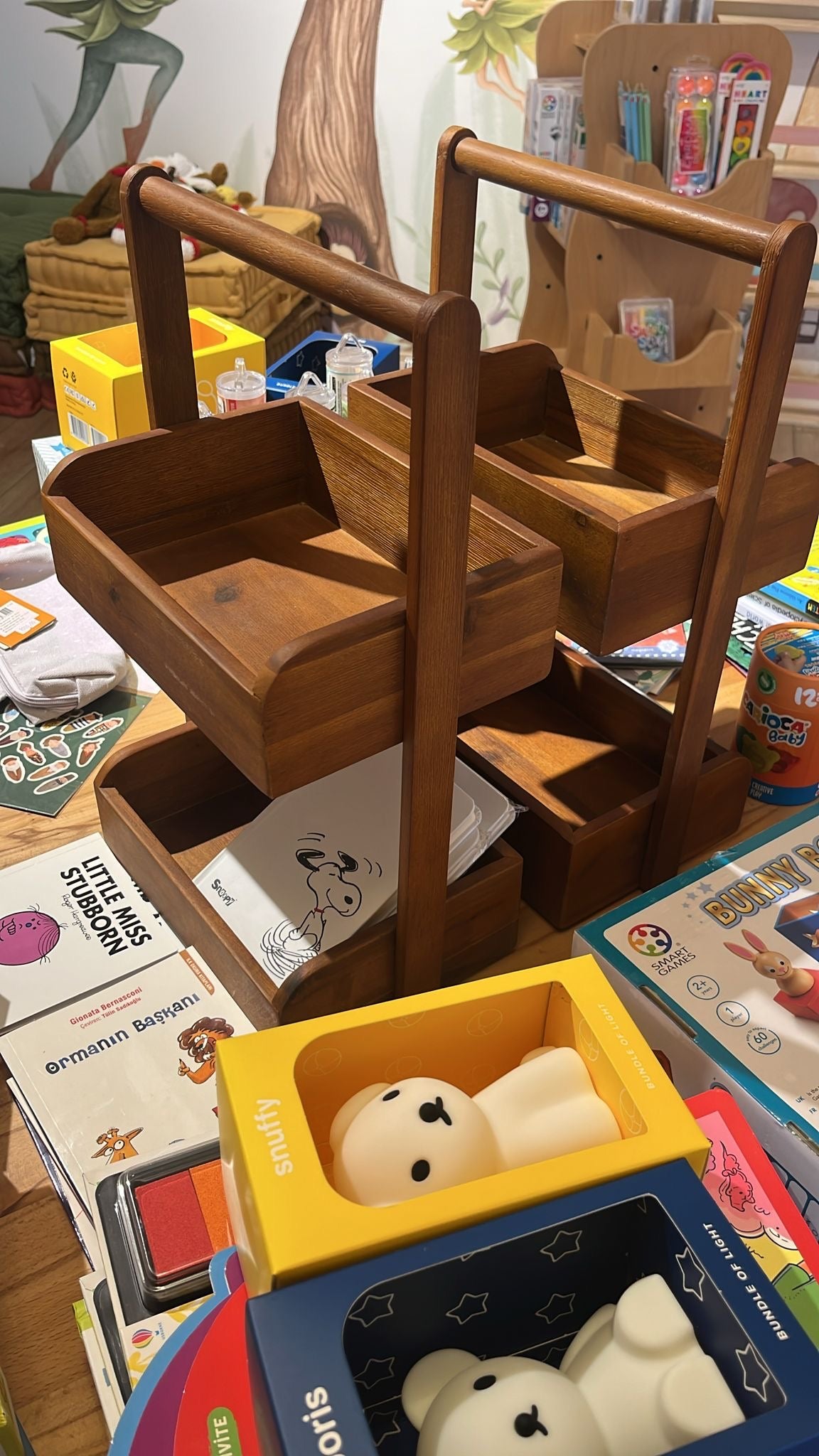 Zara Home Akasya Saklama Ünitesi 2 Raflı (ikinci el)