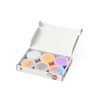 Hey Clay – Hava ile Kuruyan Kil (6’lı Kutu) – Hayvanlar (İnek, Köpek, Koyun)