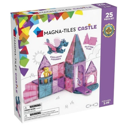 Magna-Tiles - Castle Set 25 Parça | Prenses Şatosu Mıknatıslı Oyun Seti