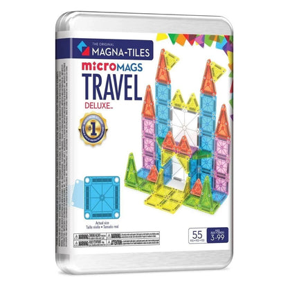 Magna-Tiles - Travel Set 55 Parça | Açık Uçlu Mıknatıslı Oyun Seti