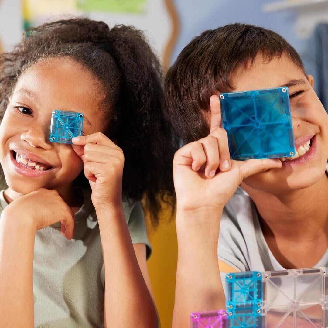 Magna-Tiles - Travel Set 55 Parça | Açık Uçlu Mıknatıslı Oyun Seti