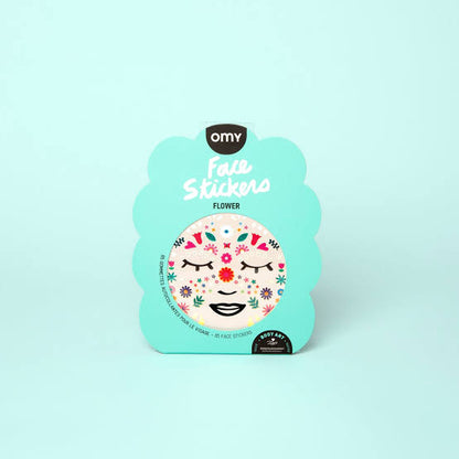 OMY - Face Stickers | Flower - Yüz Stickerı