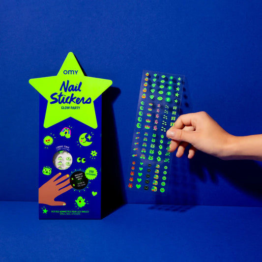 OMY - NAIL STICKERS ­ GLOW PARTY