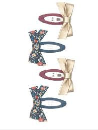 MİMİ & LULA FLORA BOW 4 LÜ TOKA