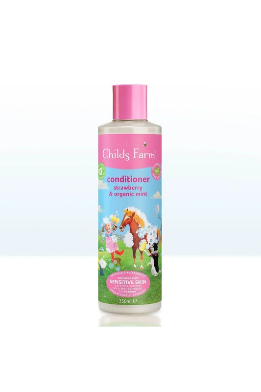 Childs Farm – Çilek &amp; Organik Nane Özlü Çocuk Saç Kremi (250 ml)