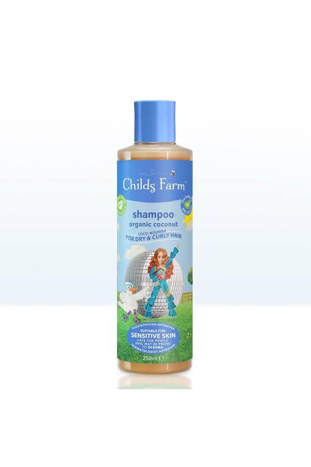 Childs Farm – Kuru & Kıvırcık Saçlar İçin Hindistan Cevizi Özlü Şampuan (250 ml)