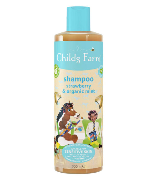 Childs Farm – Çilek & Organik Nane Özlü Çocuk Şampuanı (500 ml)