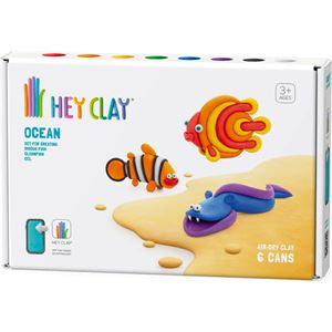 Hey Clay – Hava ile Kuruyan Kil (6’lı Kutu) – Okyanus (Palyaço Balığı, Discus Balığı, Yılan Balığı)