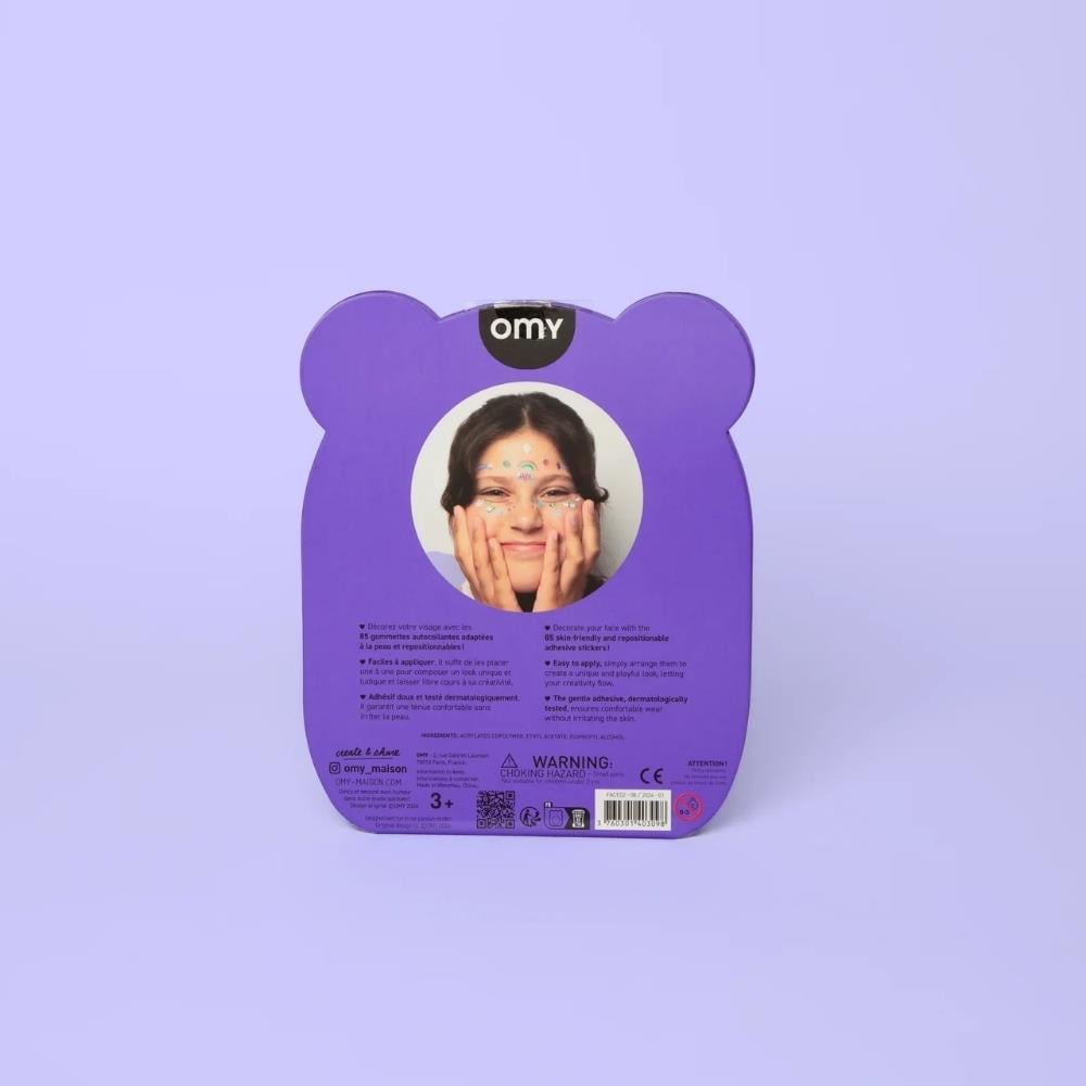 OMY - Face Stickers | Kawaii - Yüz Stickerı