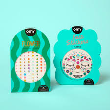 OMY - Face Stickers | Flower - Yüz Stickerı