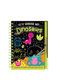 Imagine That – Neon Scratch Art: Dinosaurs | Neon Kazı Sanatı