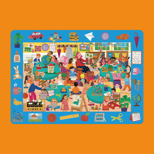 Moritoys – Look & Find Puzzle: Kindergarten (36 Parça)