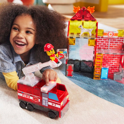 Magna-Tiles - Fire Station Set 50 Parça