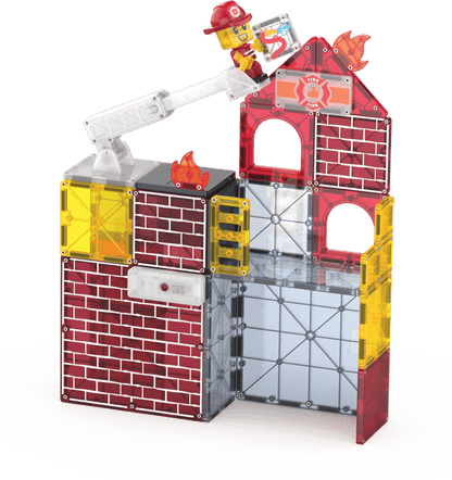 Magna-Tiles - Fire Station Set 50 Parça