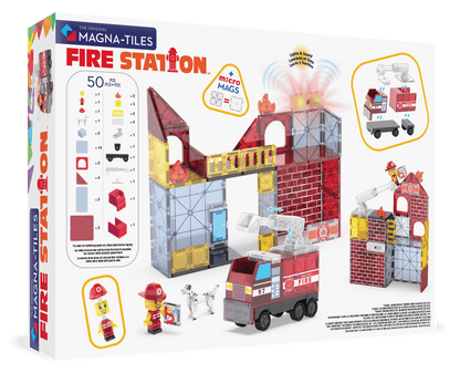 Magna-Tiles - Fire Station Set 50 Parça