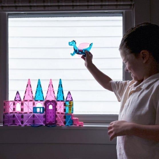 Magna-Tiles - Castle Set 25 Parça | Prenses Şatosu Mıknatıslı Oyun Seti