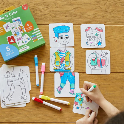 Moritoys – Karıştır Renklendir Moda Puzzle