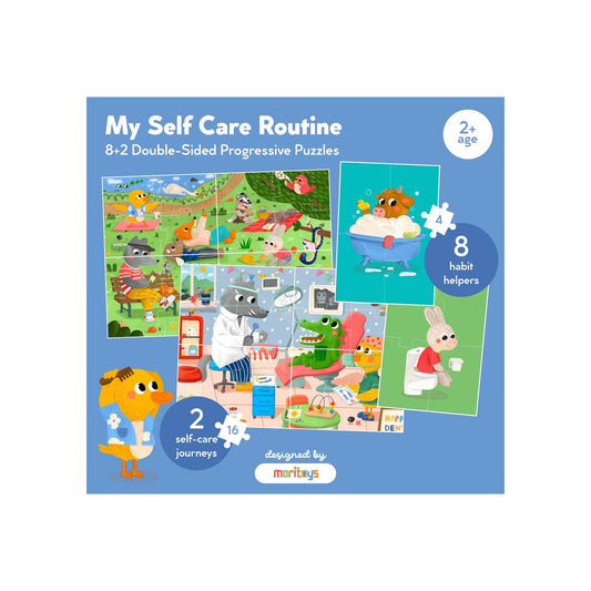 MORİTOYS - My Self Care Routine: Çift Taraflı 8+2 Puzzle