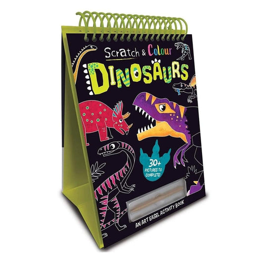 Scratch and Colour – Dinosaurs | Kazı ve Boya - Dinozor Sanat Kitabı
